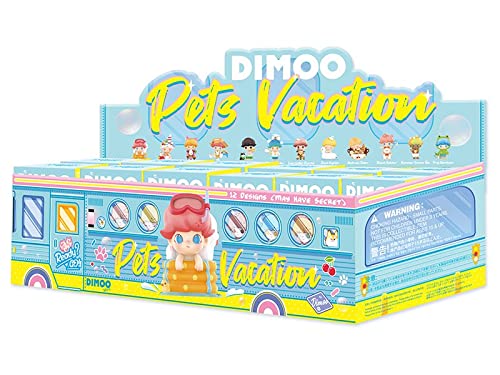 POP MART DIMOO Pet Vacation Series PVC & ABS Trading Figures Box